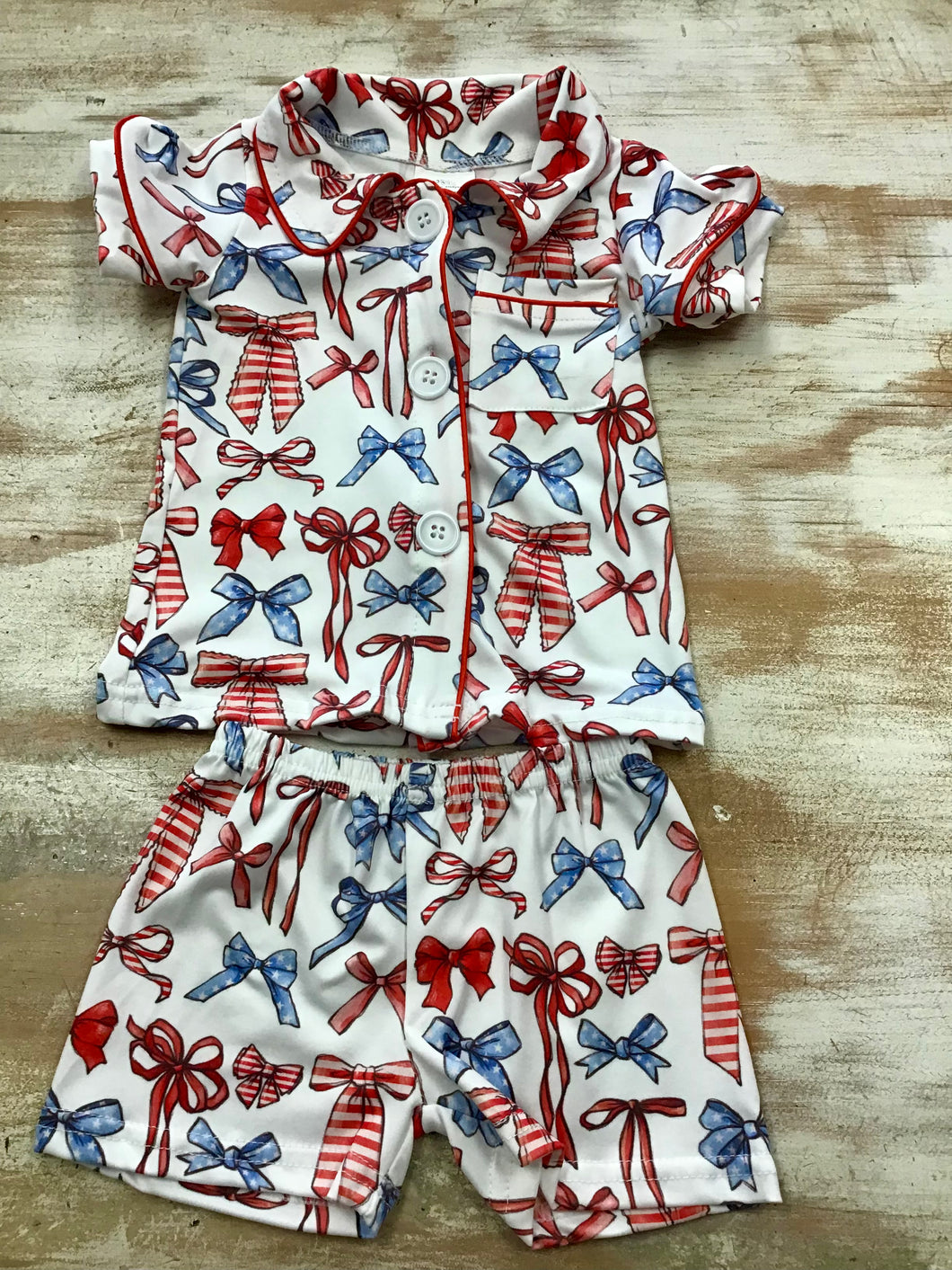 RW&B Bow PJs