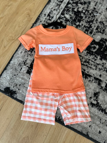 Peach Mama’s Boy Set