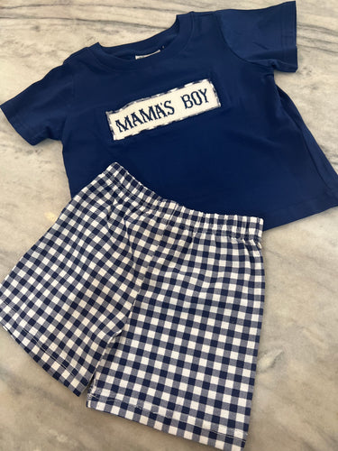 Navy Mama’s Boy Set