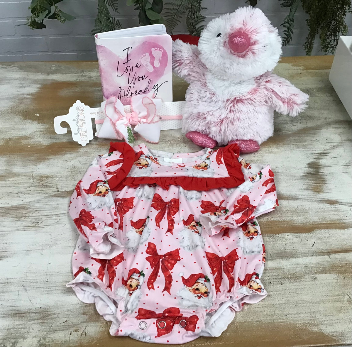 Santa Bow Bubble