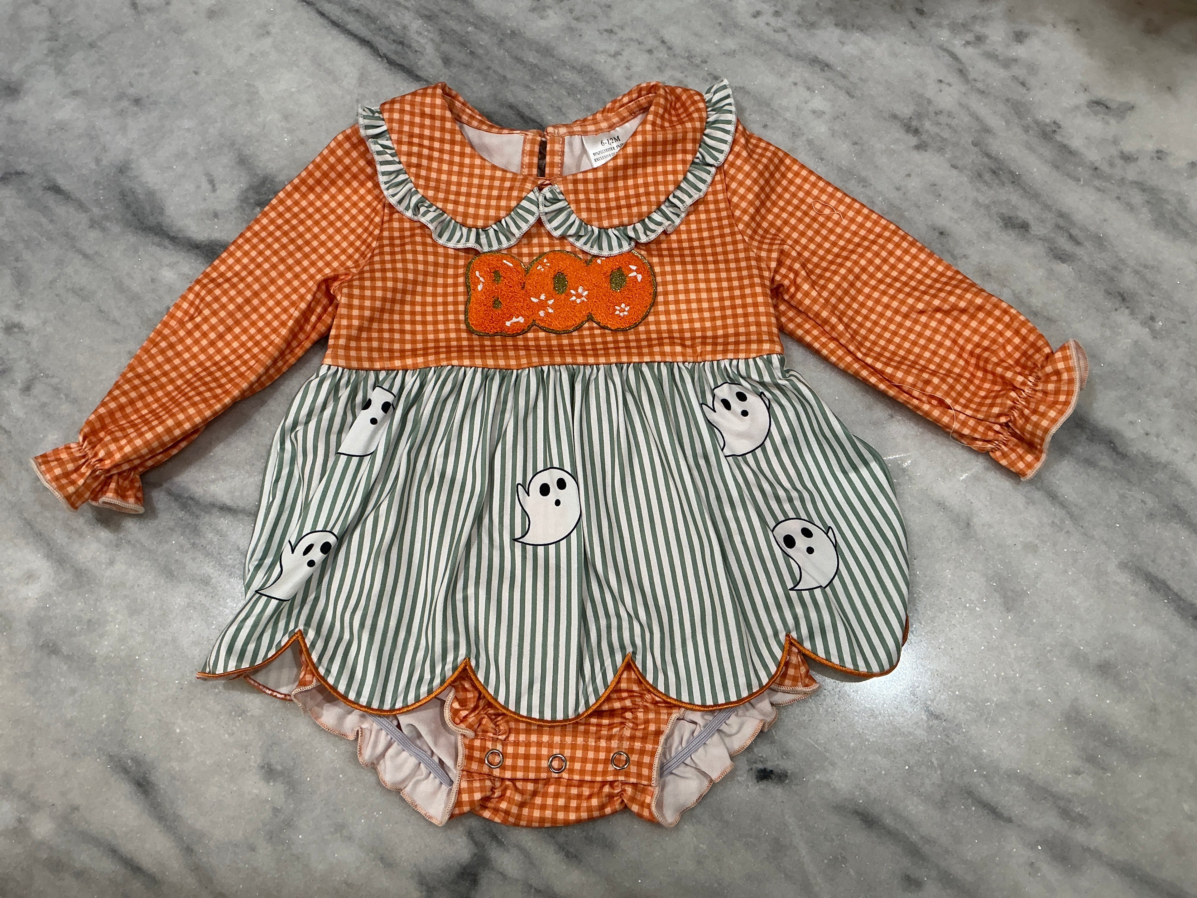 Collared Boo Bloomer Dress