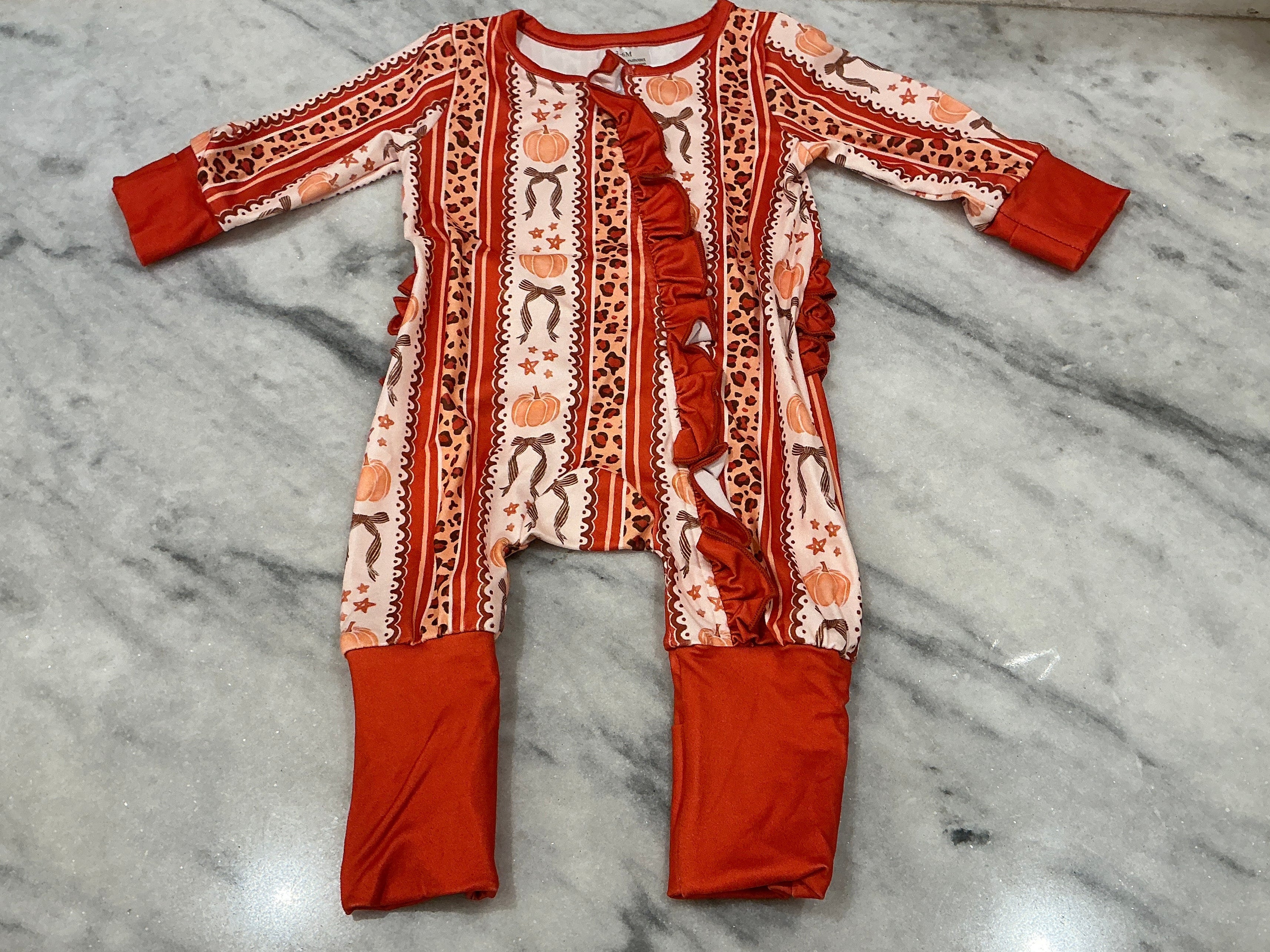 Pumpkin Cheetah PJs