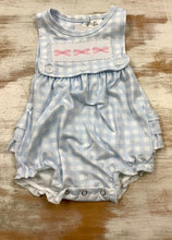 Blue Pink Bow Bubble