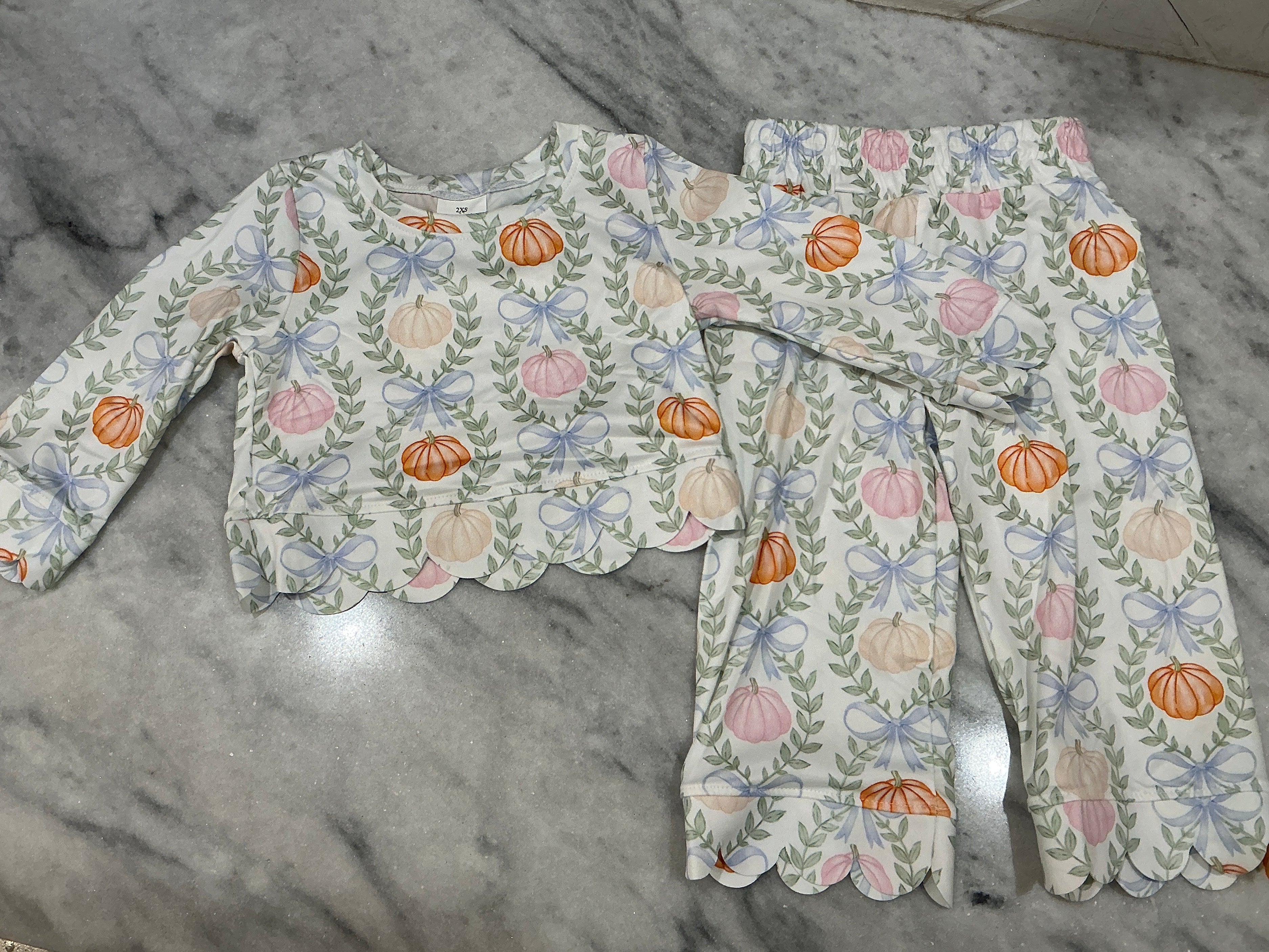 Scallop Pumpkin Set