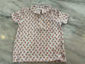 White Football Polo