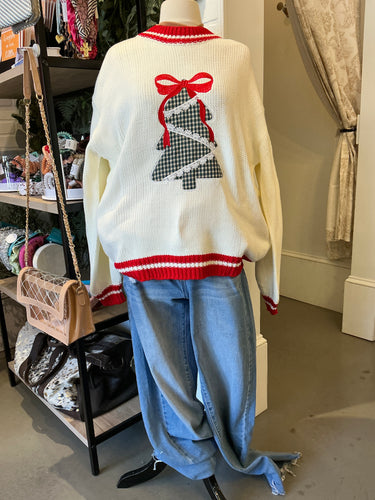 Tree Ribbon Sweater