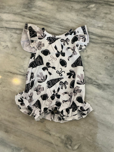 Black Go Team Romper