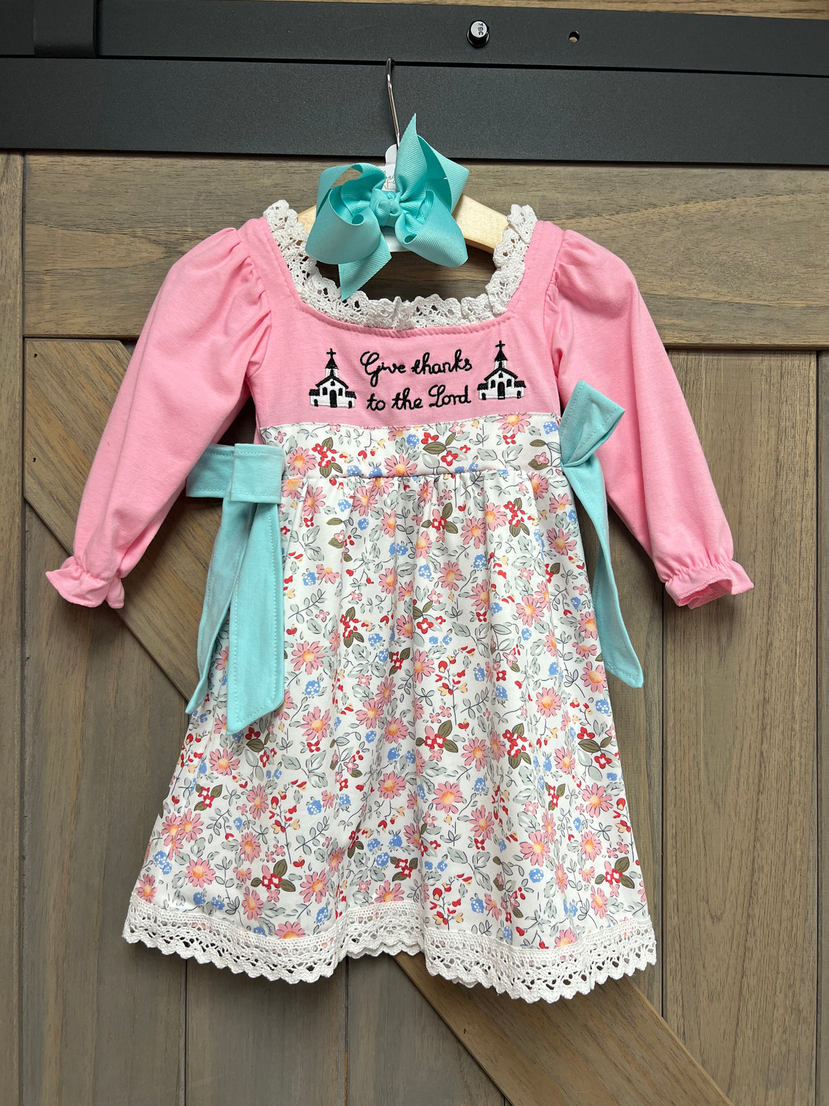 Give Thanks Floral Dress