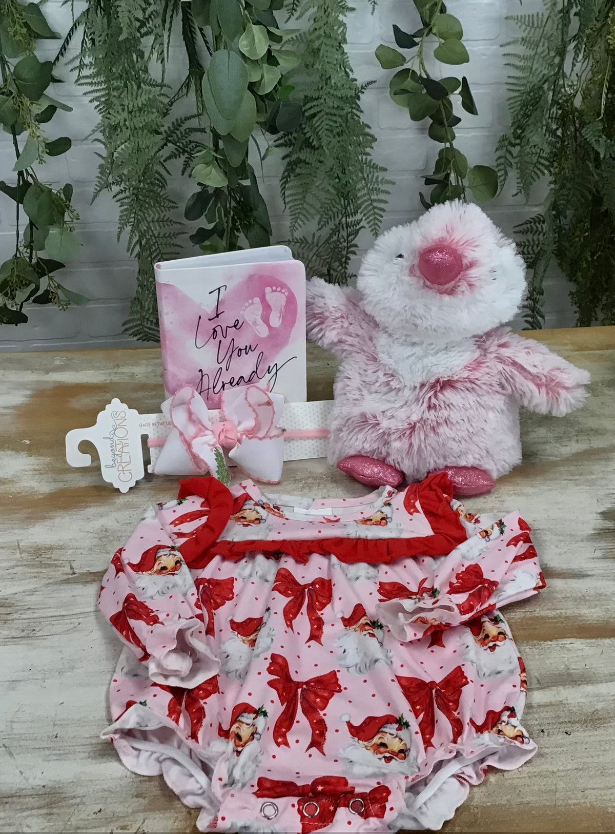 Santa Bow Bubble