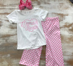 Mama's Bestie Checkered Set