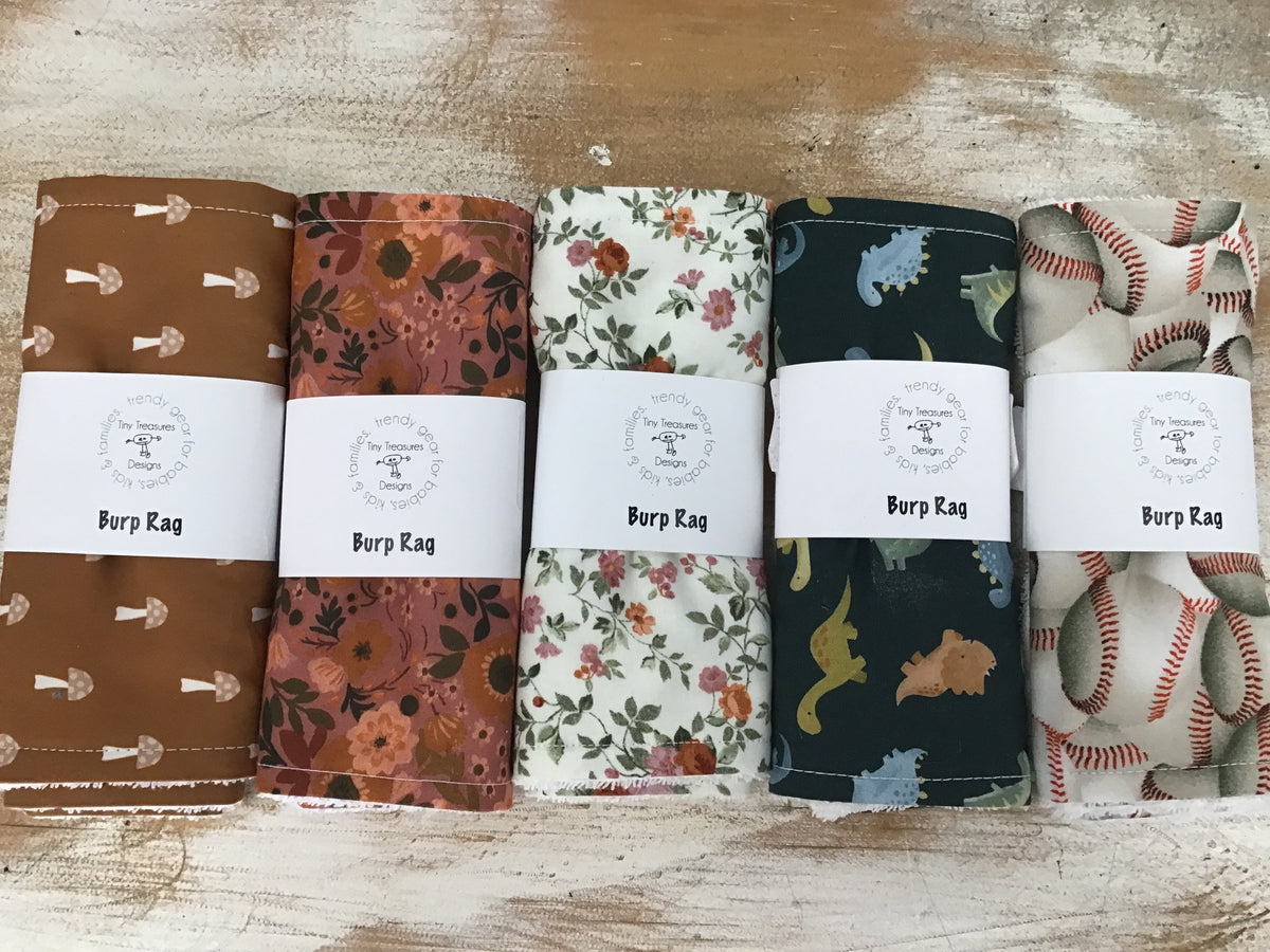 Tiny Treasures Burp Cloth