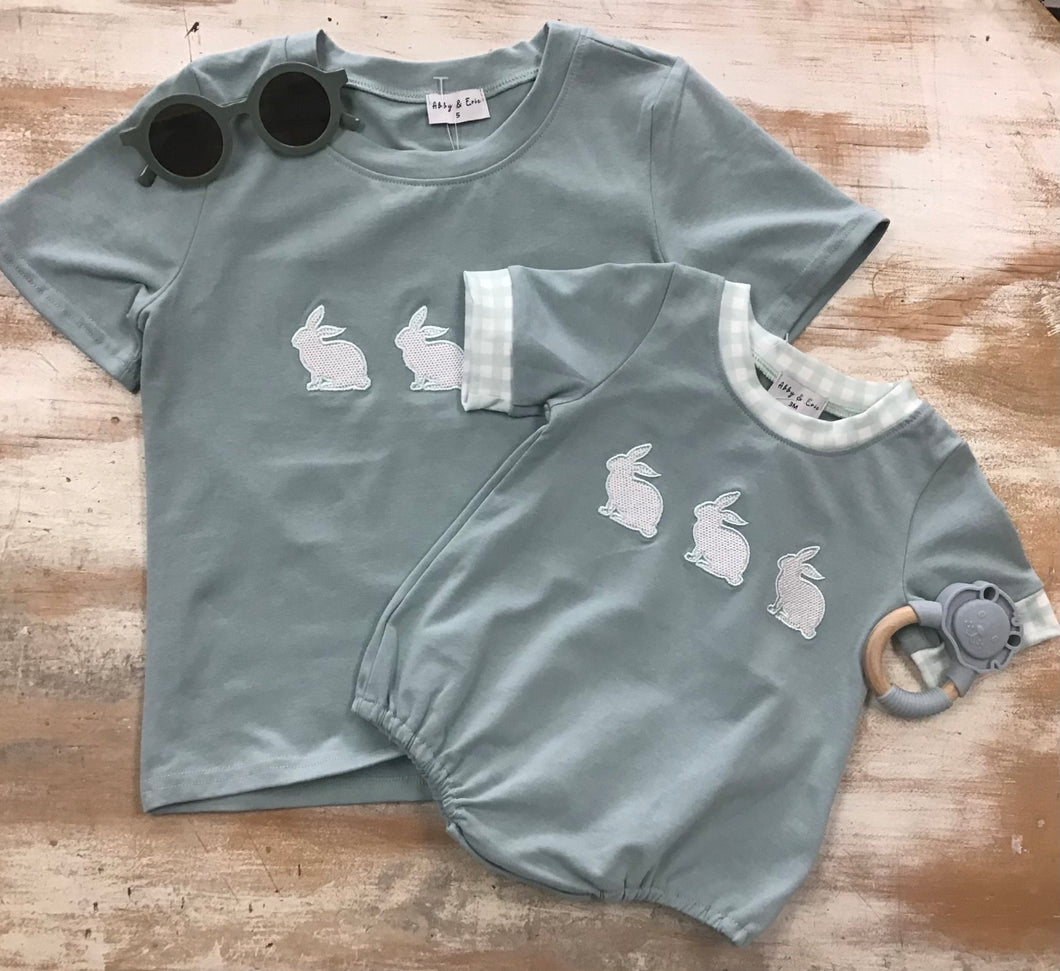 Blue Bunny Bubble/Tee