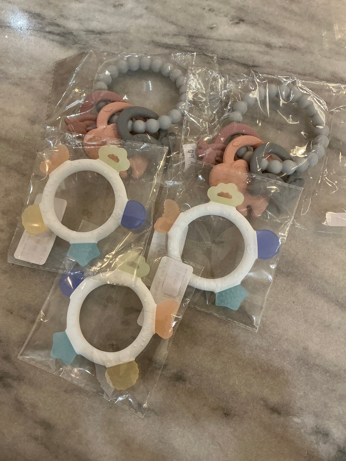 Golden Baby Teething Ring