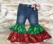 Christmas Sequin Jeans