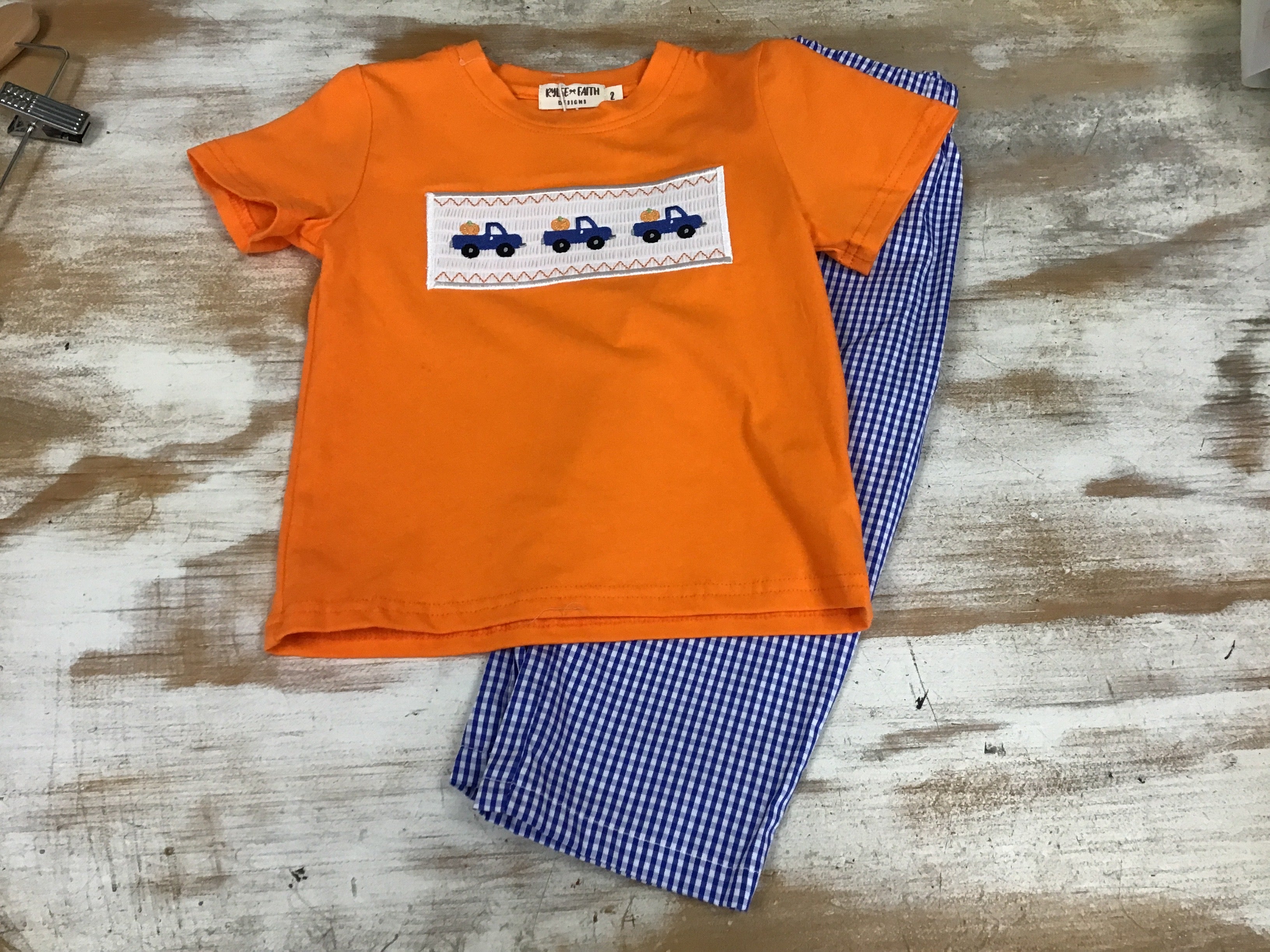 Pumpkin Truck Set