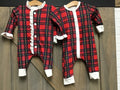 Red Plaid Romper