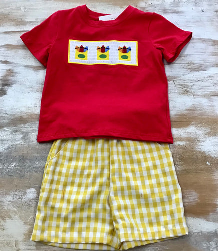 Red Crayon Set