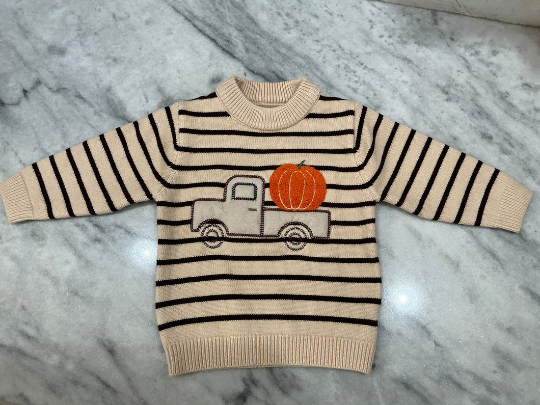 Striped Truck Sweater