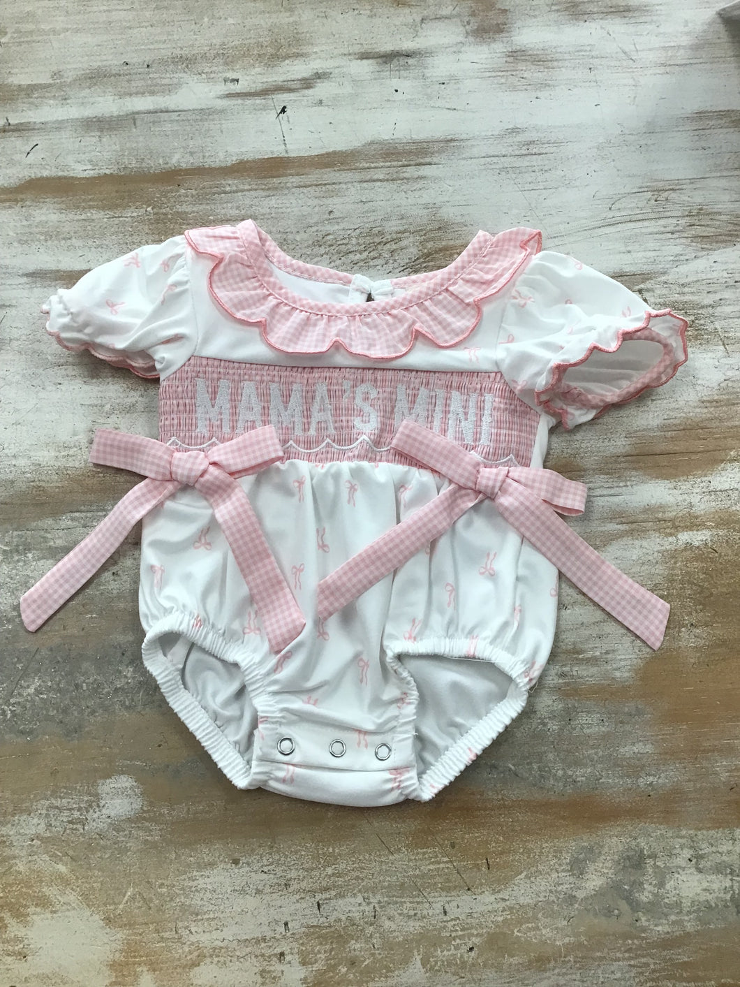 Mama's Mini Ruffle Bubble