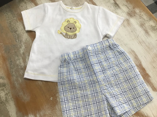 Plaid lion set