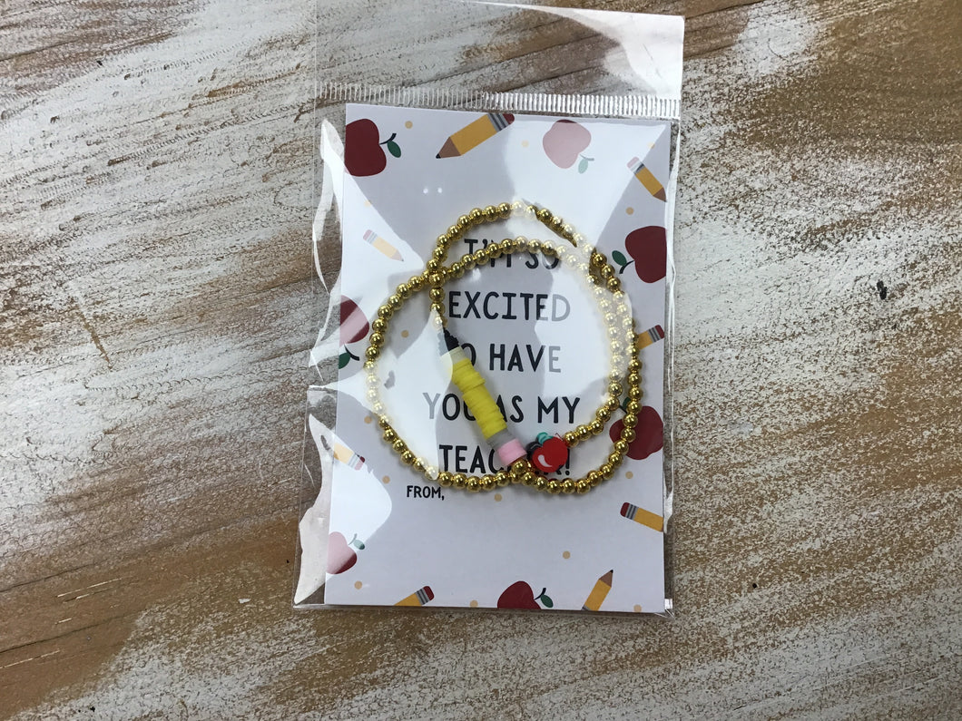 Teacher bracelet