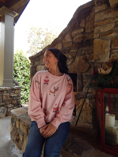 Pink Christmas Sweatshirt