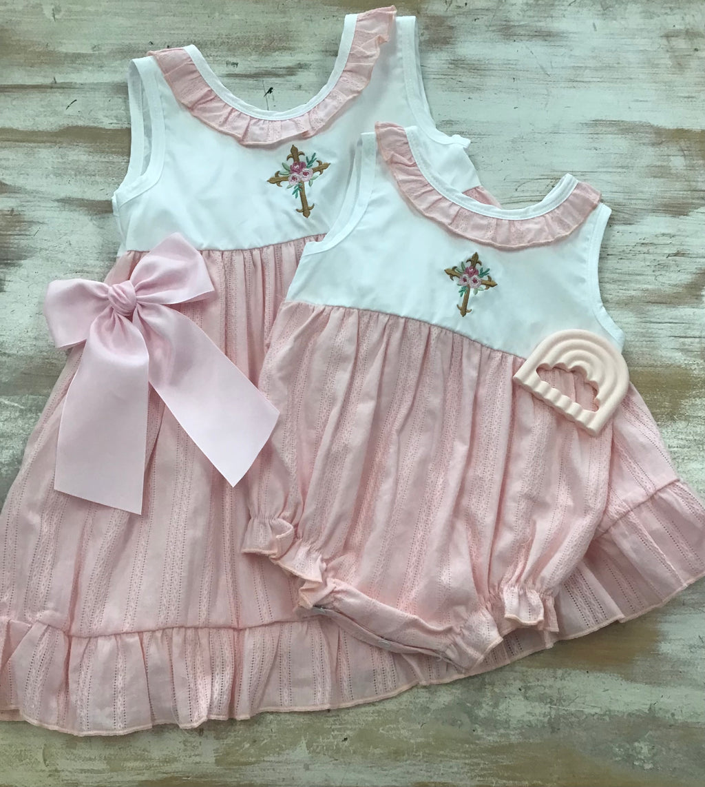 Pink Cross Bubble/Dress