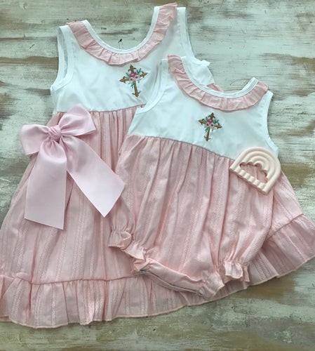 Pink Cross Bubble/Dress