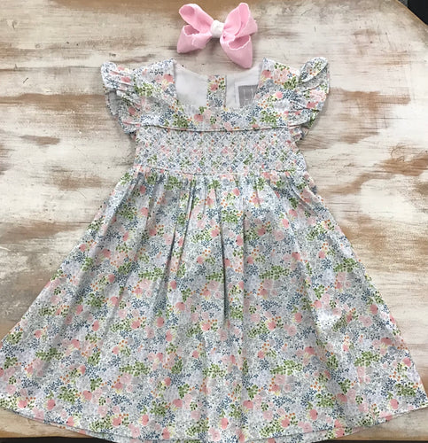 Floral Flutter Dress