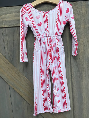 Sweetheart Stripe Romper