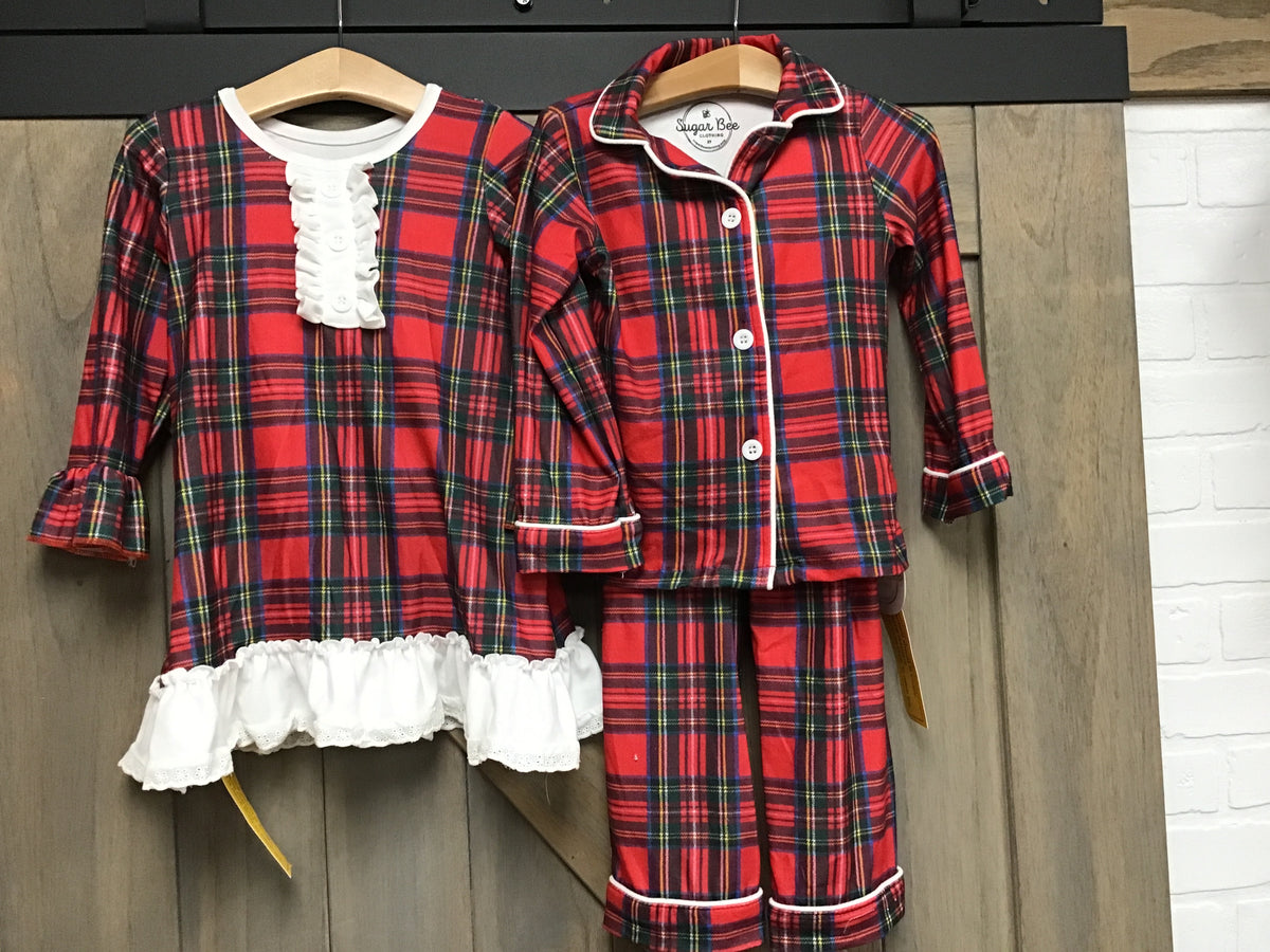 Red Plaid PJs