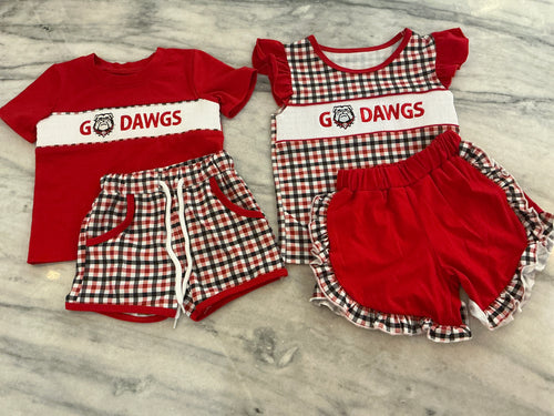 Smocked Dawgs Set