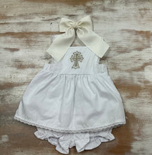 White Cross Bloomer Set