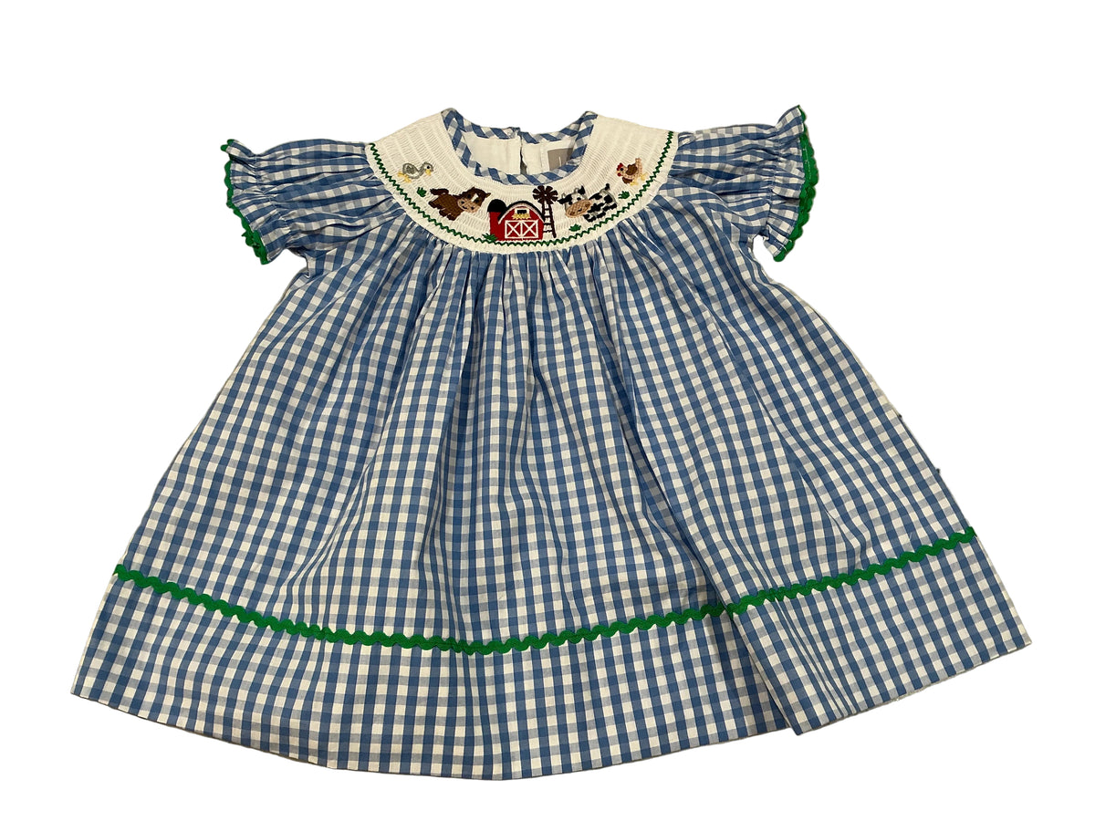 Gingham Farm Dress
