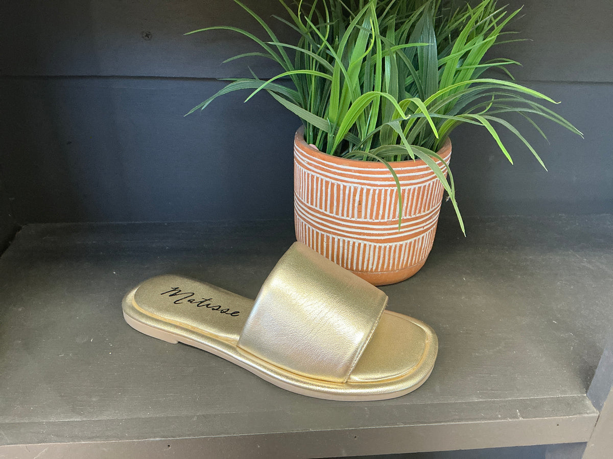 Moonlight Gold Sandals