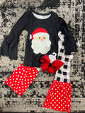 Plaid Santa Set