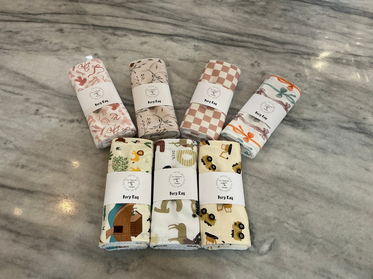 Tiny Treasures Burp Cloth