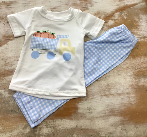 Pumpkin Dumptruck Set