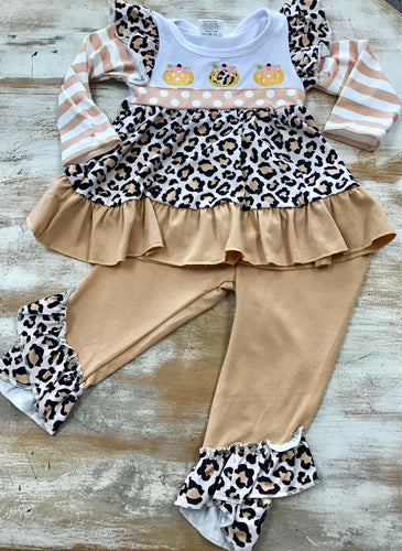 Leopard Pumpkin Set