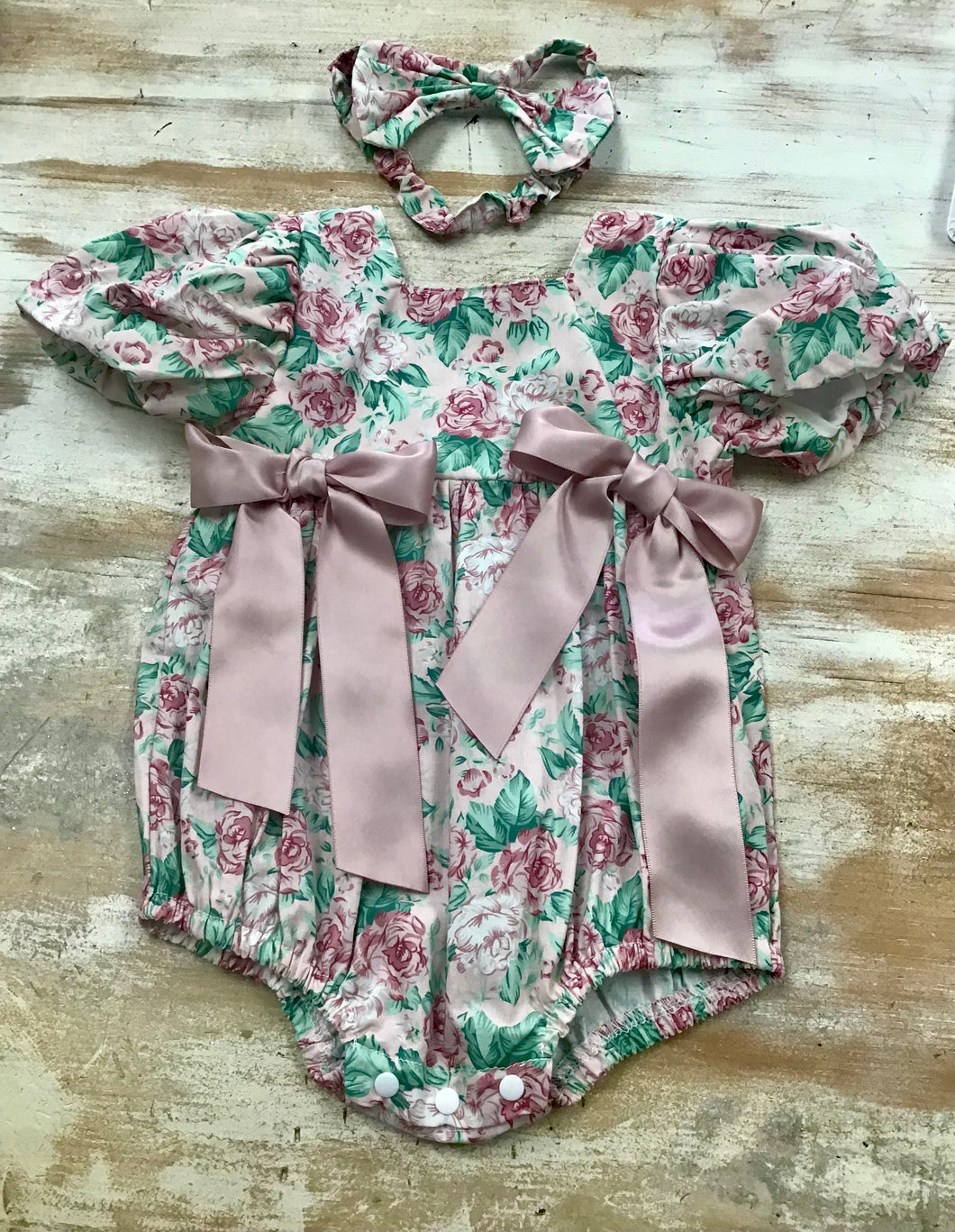 Vintage Rose Romper