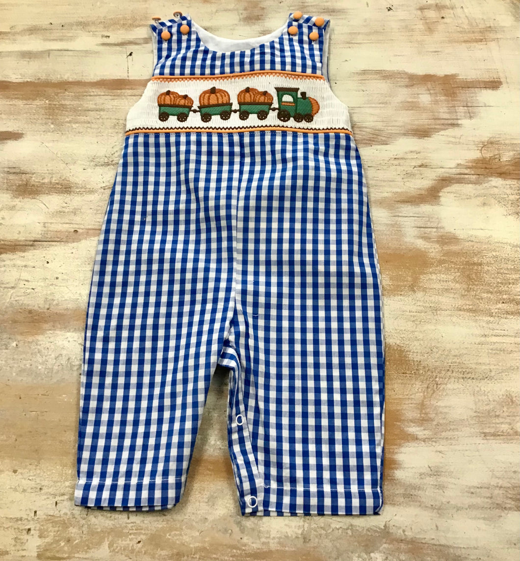 Blue Gingham Pumpkin Jonjon