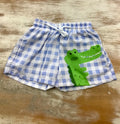 Gingham Gator Trunks