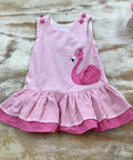 Flamingo Ruffle Dress