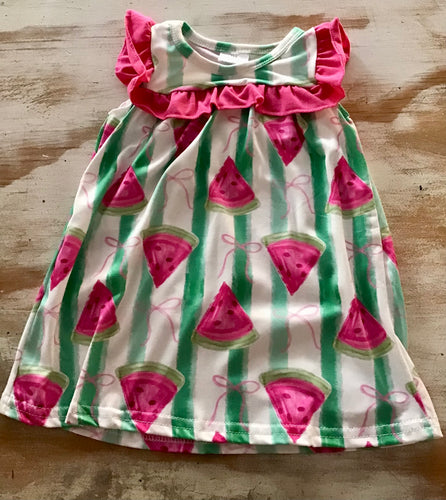 Watermelon Ruffle Dress