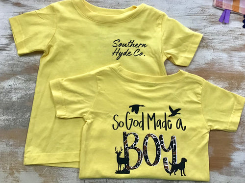 God Made a Boy Tee