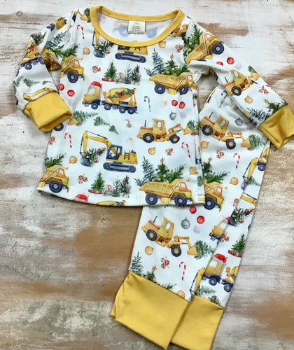 Christmas Construction PJs