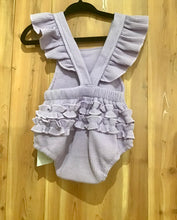 Purple Waffle Knit Bunny Bubble