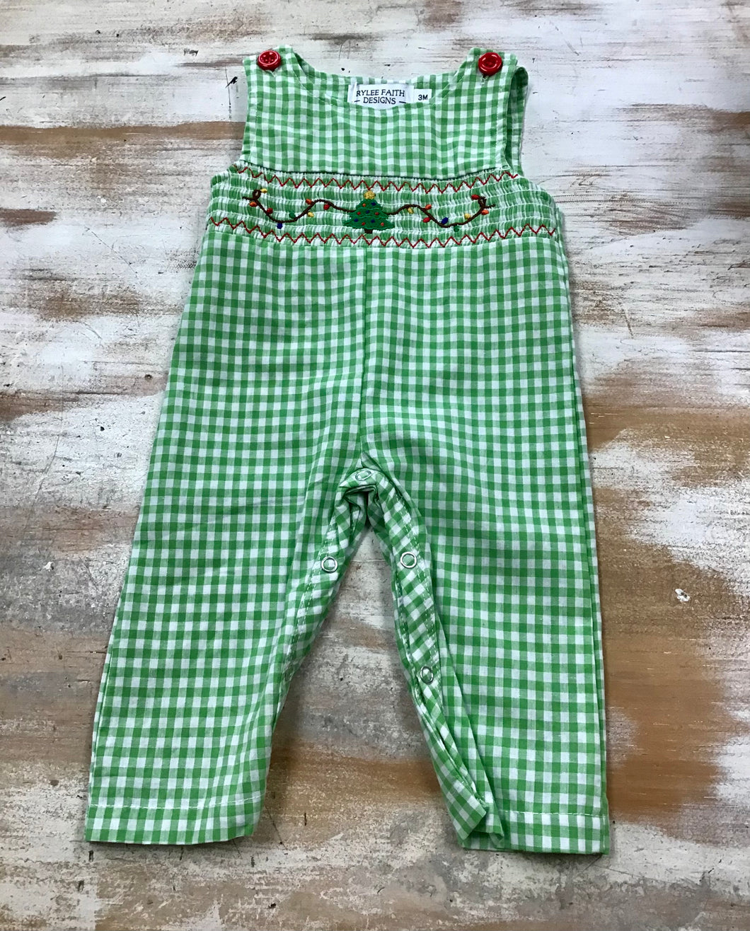 Light Green Tree Romper