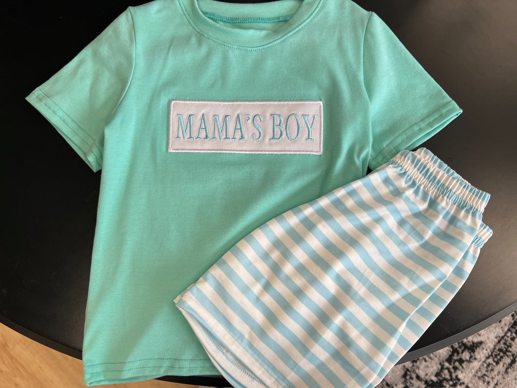 Mama's Boy Stripe Set