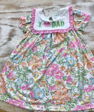 Pink Floral I Love Dad